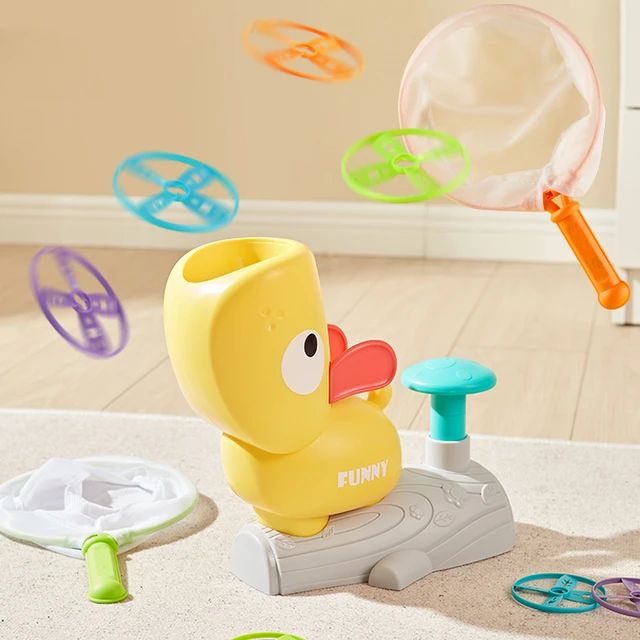 Lanzador De Discos Voladores Con Red